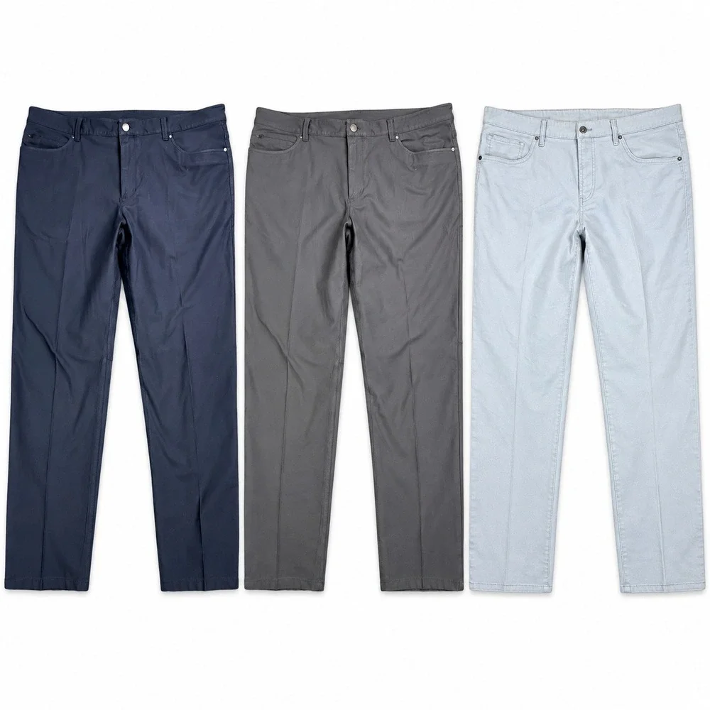 7 Diamonds Mens Pants 3-Bundle 38x30 Clifton Slim Straight Infinity Performance